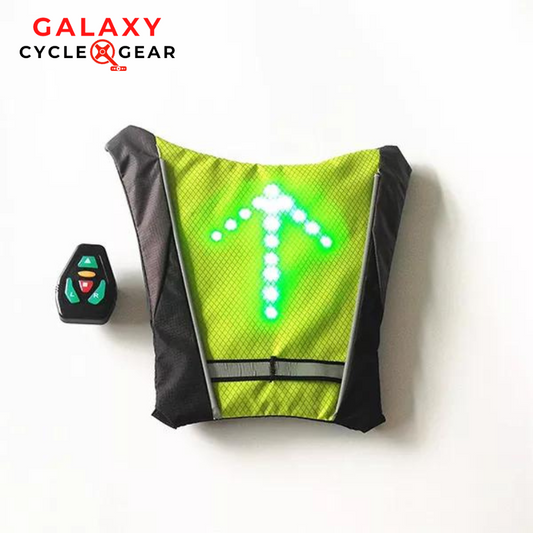 LED Turn Signal Backpack Attachment With Remote Control