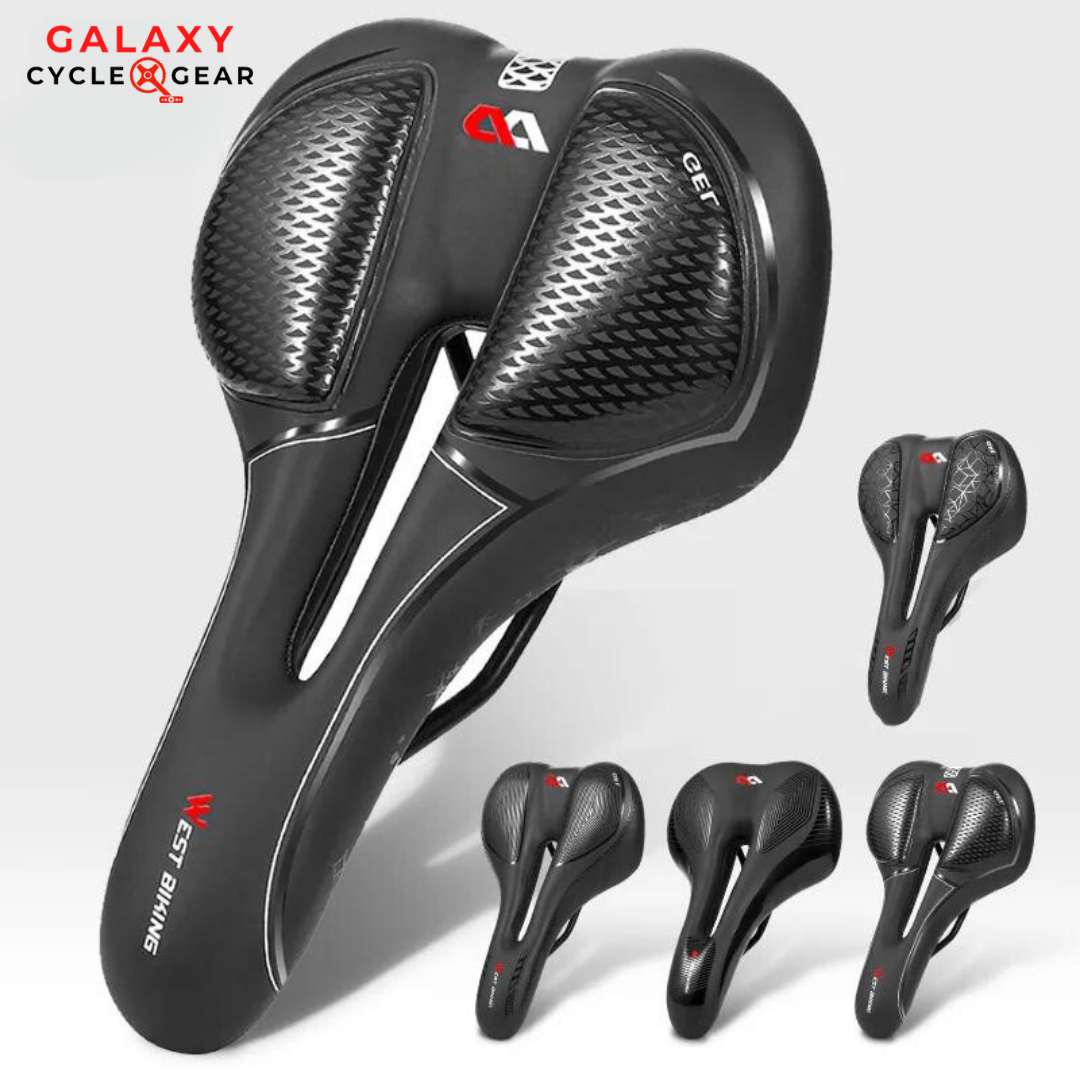 Bicycle Saddle with Ergonomic Cushion