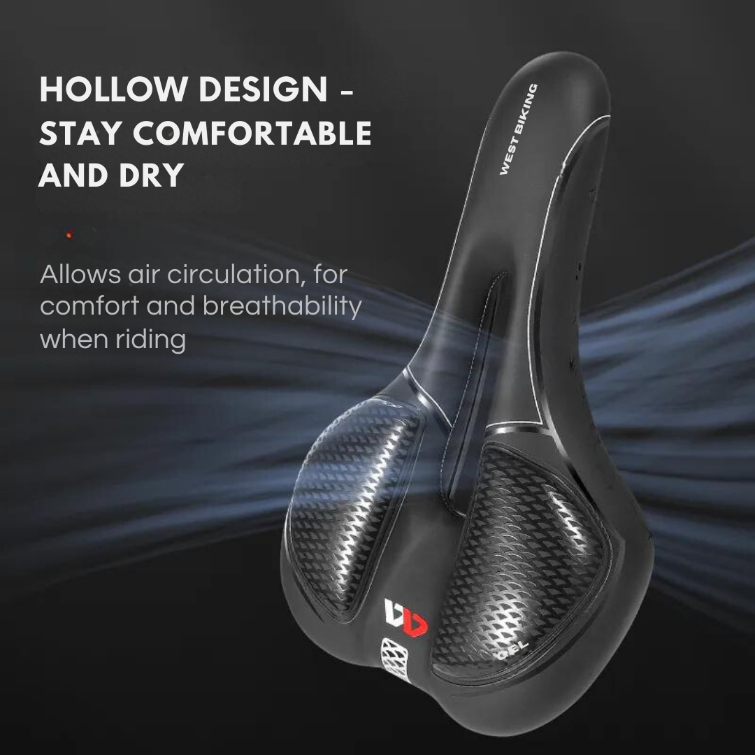 Bicycle Saddle with Ergonomic Cushion