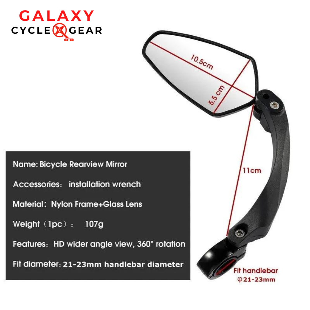 Universal Adjustable Bicycle Rear View Mirror