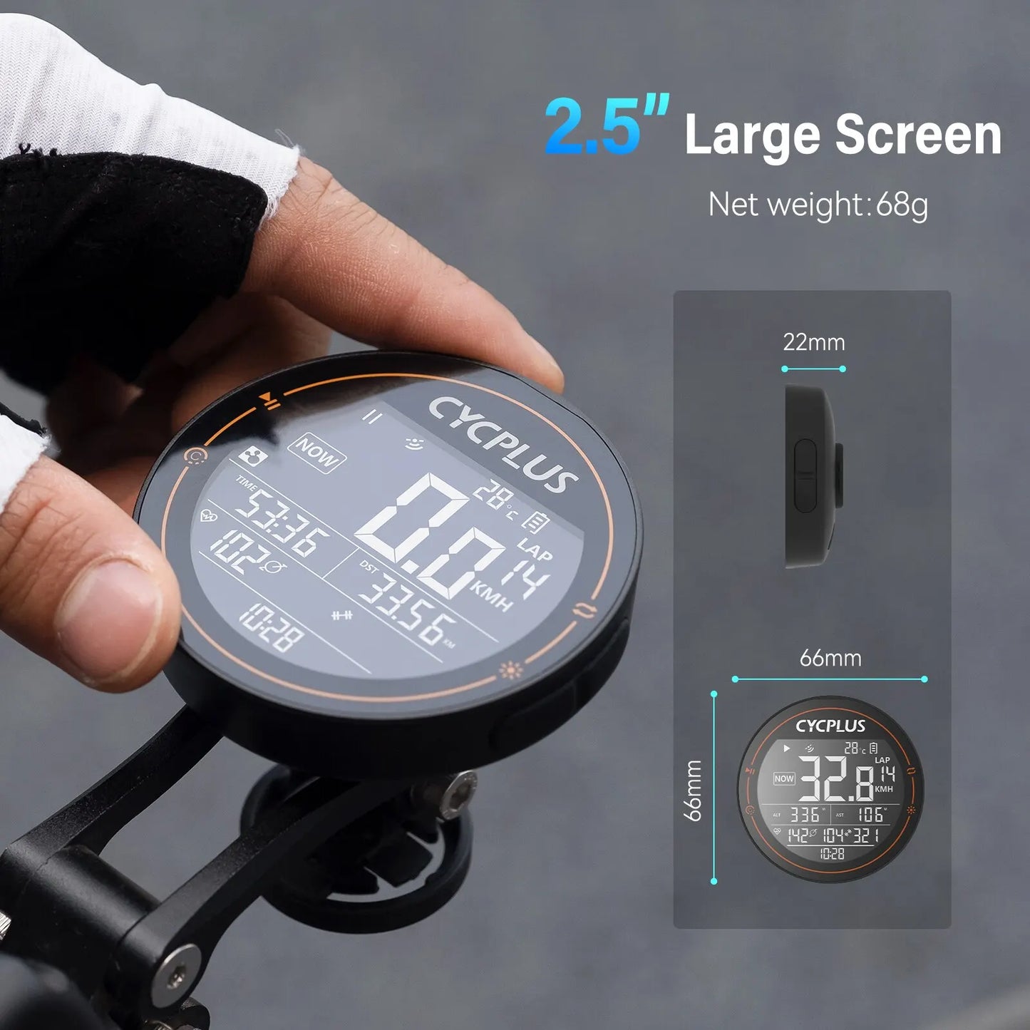 CYCPLUS M2 Wireless GPS Bicycle Computer