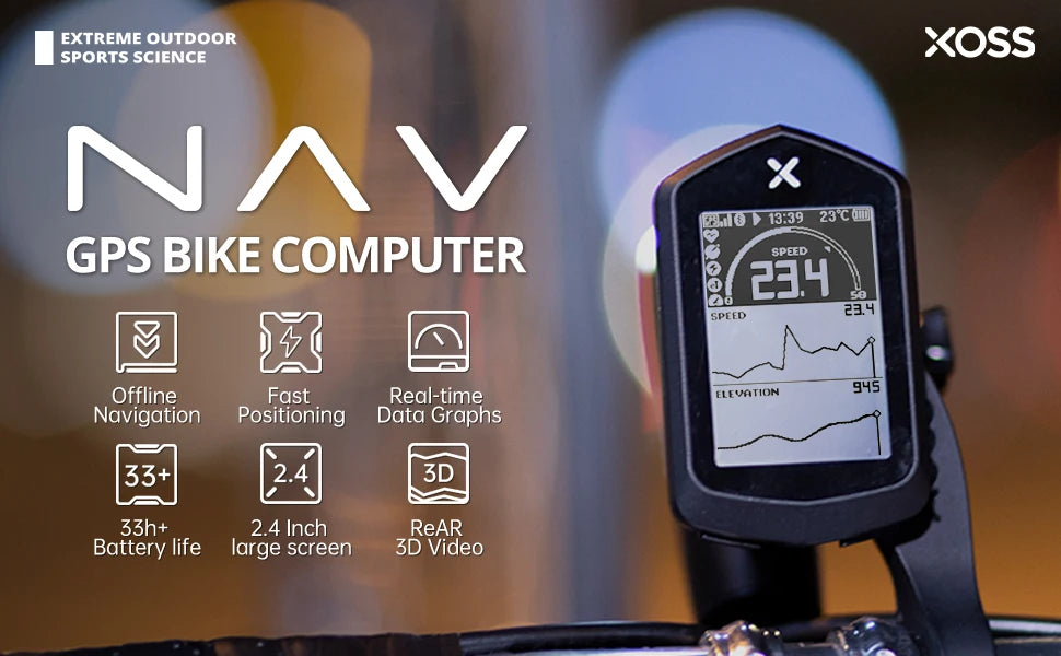 XOSS NAV Bicycle GPS Navigation Computer