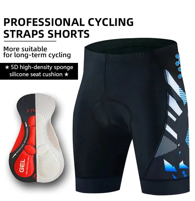 Men's Gel-Padded Cycling Shorts