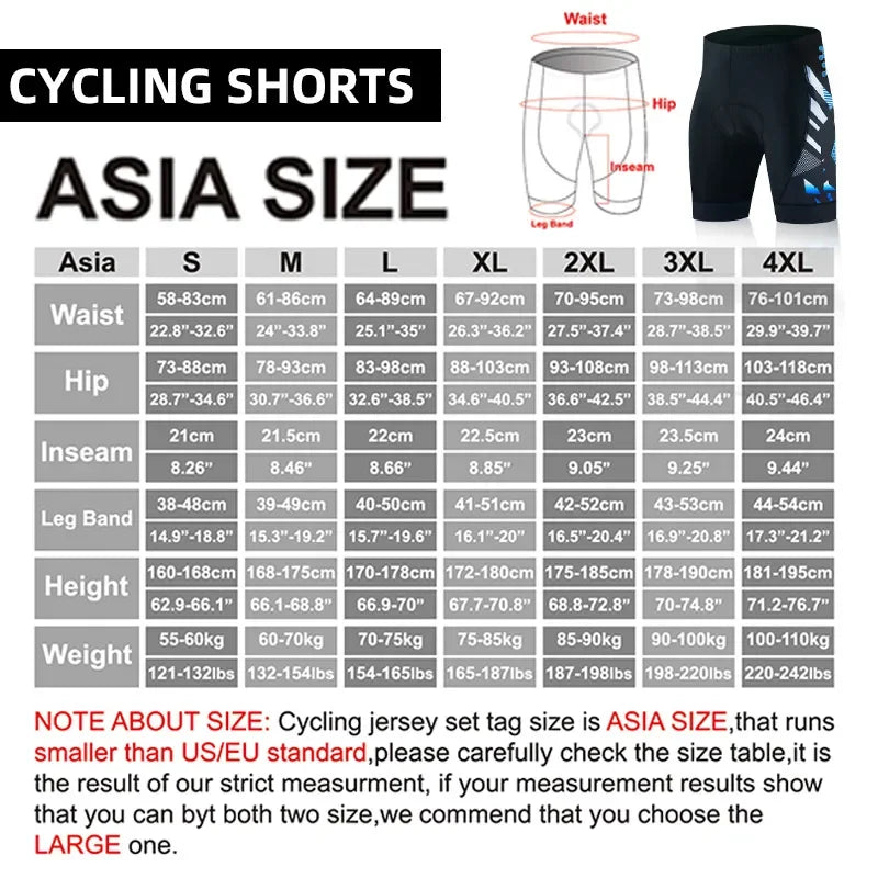 Men's Gel-Padded Cycling Shorts