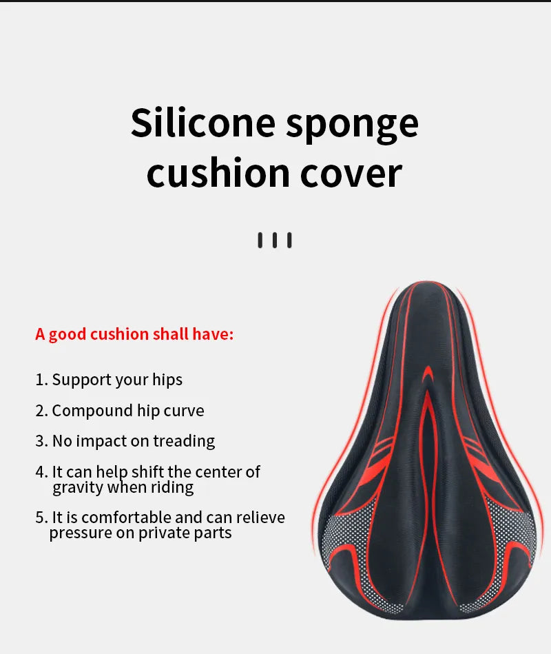 3D Soft GEL Bicycle Seat Cover