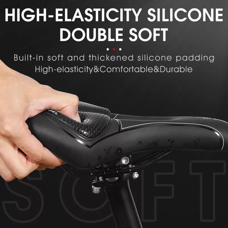 Bicycle Saddle with Ergonomic Cushion